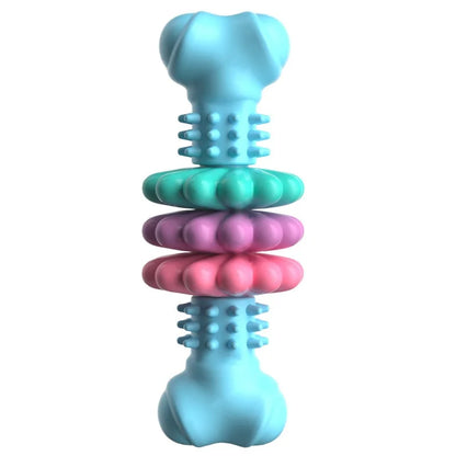 Bite-Resistant Dog Teething Chew Stick | Leak-Proof Dental & Treat Toy