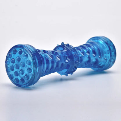 Bite-Resistant Dog Teething Chew Stick | Leak-Proof Dental & Treat Toy