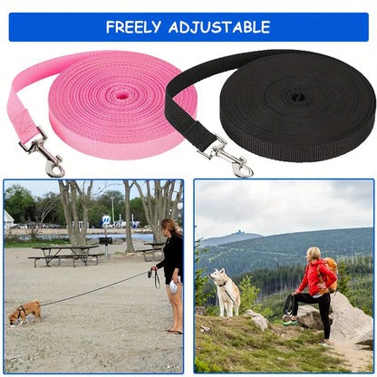 Nylon Extra Long Dog Leash | Heavy Duty Tracking Lead