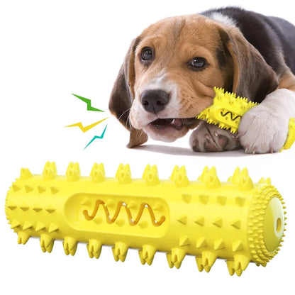 Bite-Resistant Dog Teething Chew Stick | Leak-Proof Dental & Treat Toy