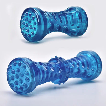 Bite-Resistant Dog Teething Chew Stick | Leak-Proof Dental & Treat Toy